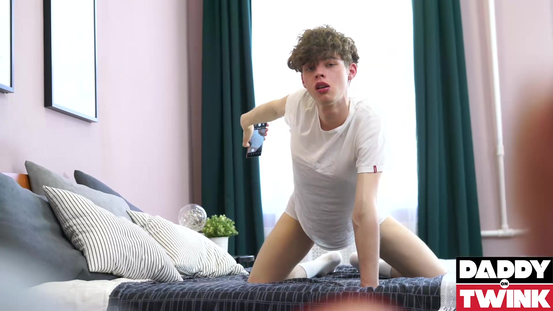 DADDYONTWINK Cute Twink Nick Moon Fucked By Dmitry Osten