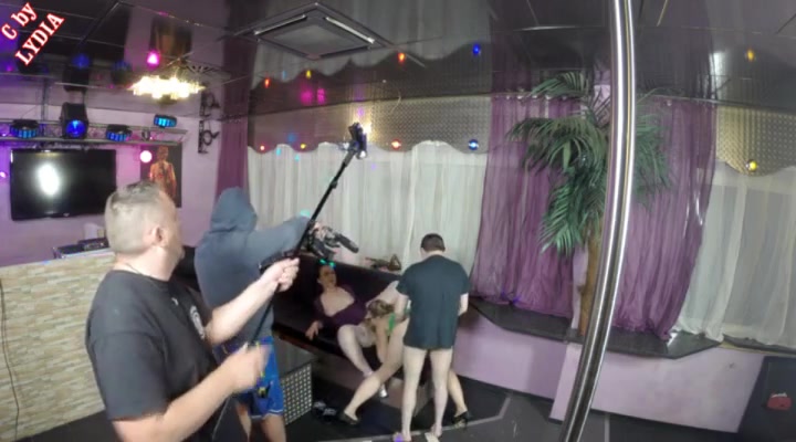 Making Of - Threesome In Village Disco