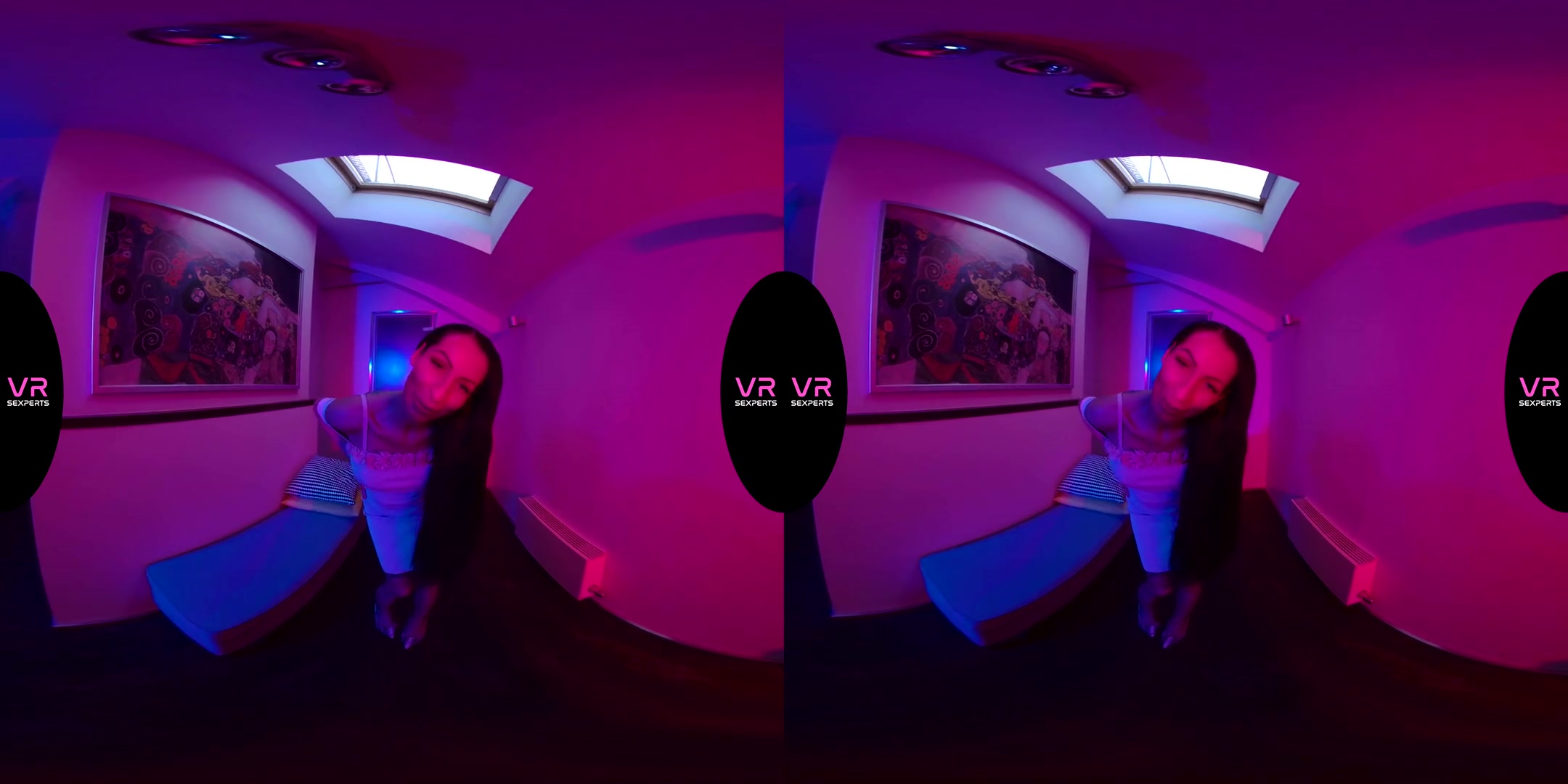 Under The Neon Lights - Horny Stripper Toying