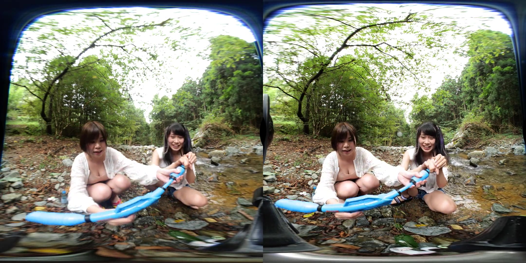 Virtual Dive: A Brighter Summer; Two Hot JAV Idols Softcore Non-Nude Virtual Date in Japanese