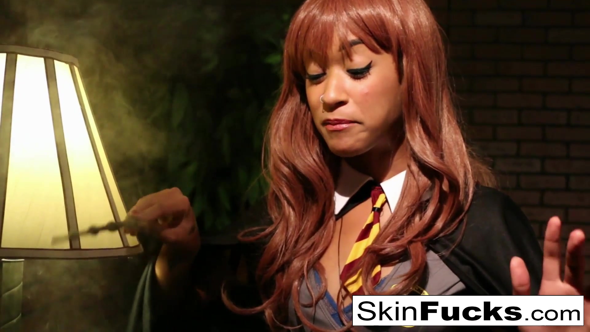 Skin Diamond in Skin Dressed As Harry Potter Gets Fucked Hard - SkinDiamond