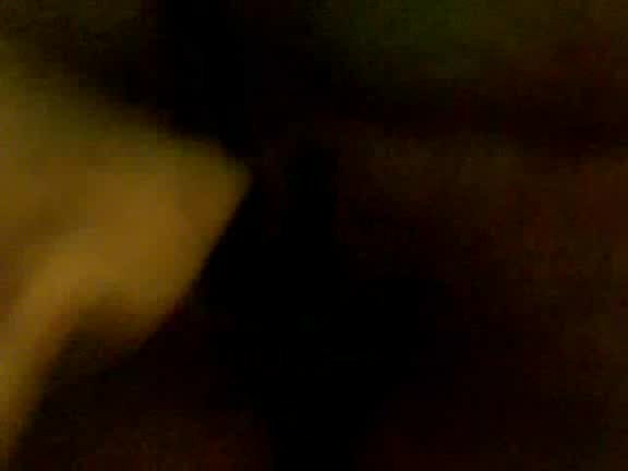 Pinkish interior of this big black cunt in the homemade clip