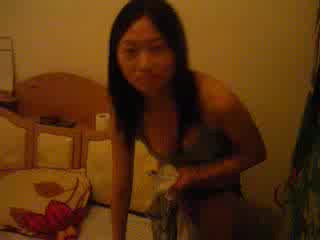 Fucking amateur Asian girl and shaking her natural tits