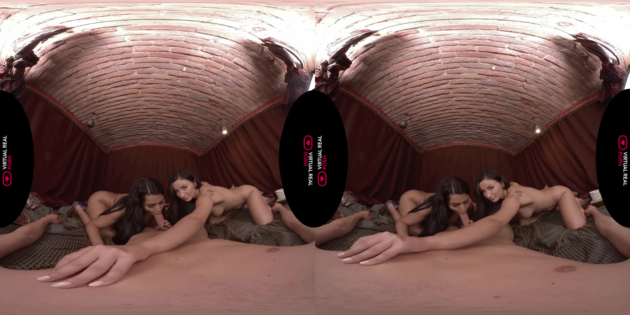 Alyssia Kent & Chloe Lamour in Two Genies, Three Wishes - VirtualRealPorn