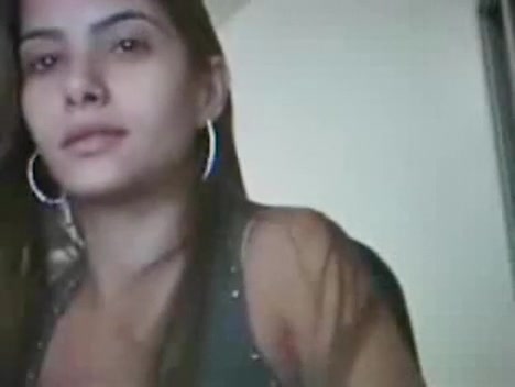 She is fully naked and playing with her pussy