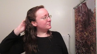 Hair Journal: Combing Long Curly Strawberry Blonde Hair - Week 18 (ASMR)