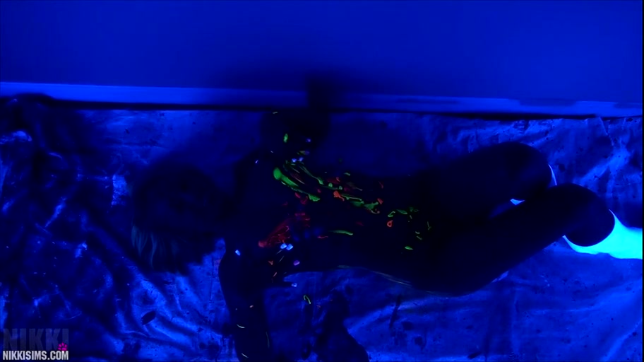 Black Light Body Paint video