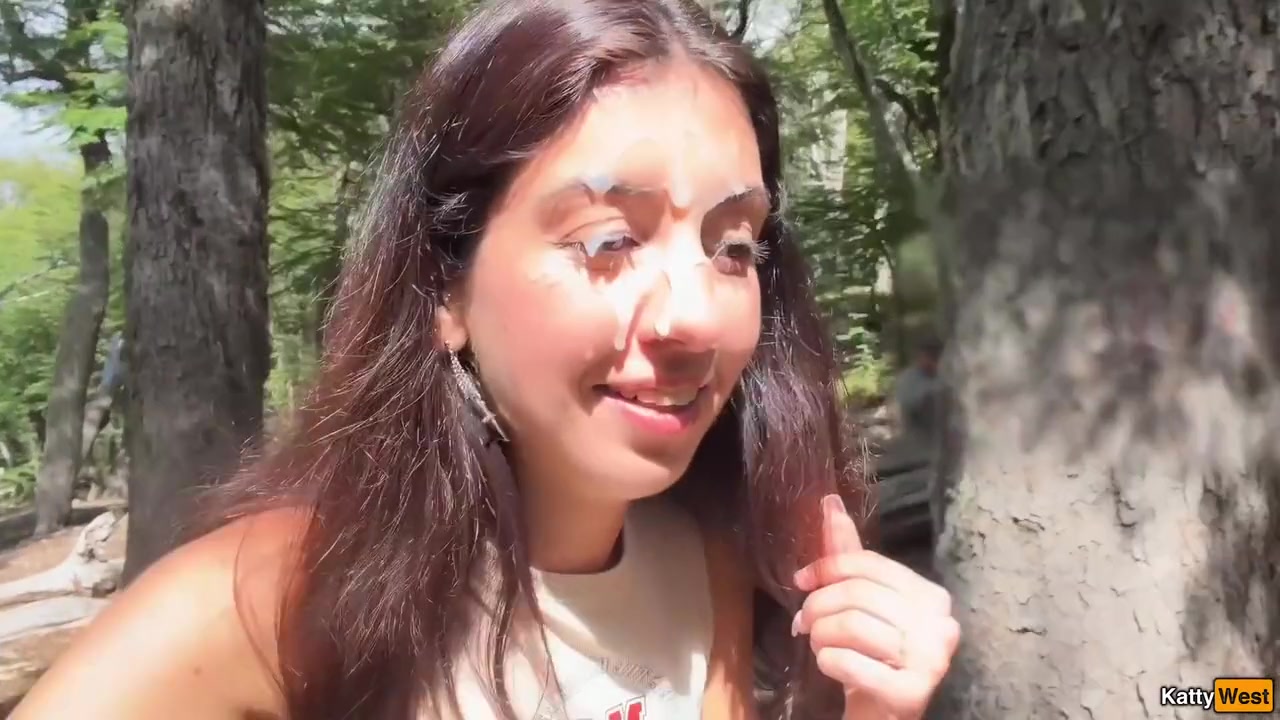 Cute Travel Companion Offers Blowjob And Sex On A Mountain Hike - Risky Public Sex Cumwalk With Katty West
