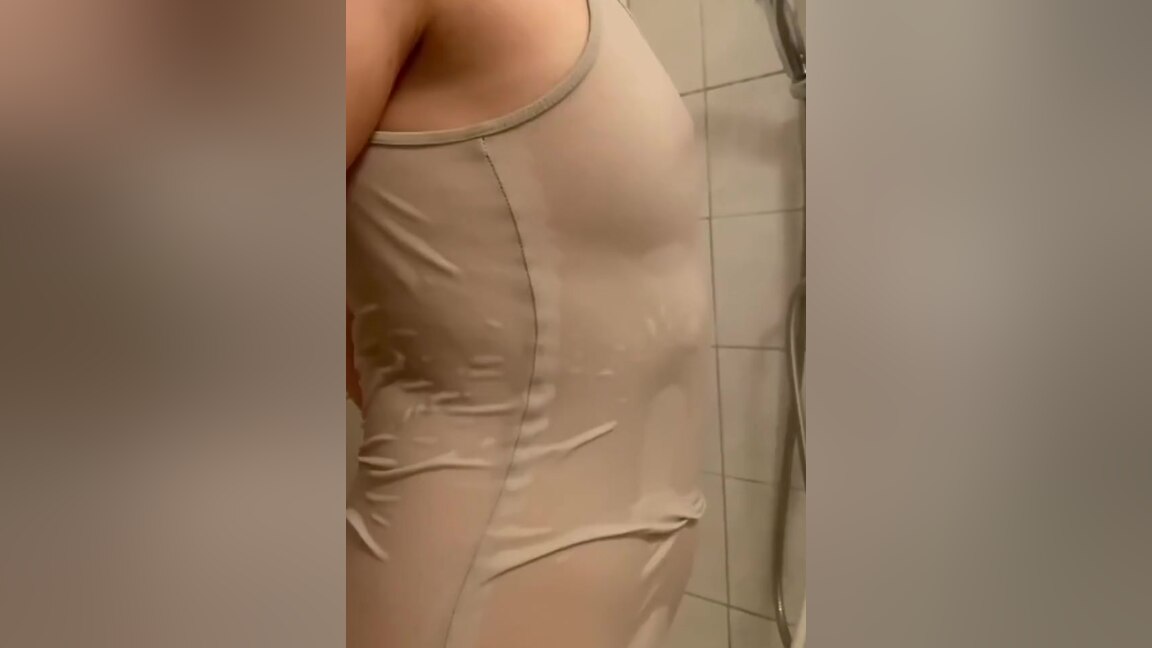 Wet Shirt In The Shower