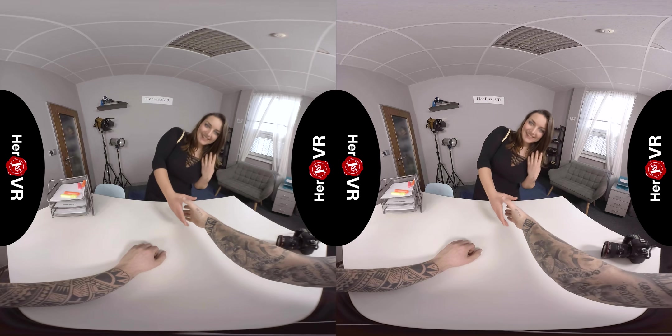 Lea - VR Casting - HerFirstVR
