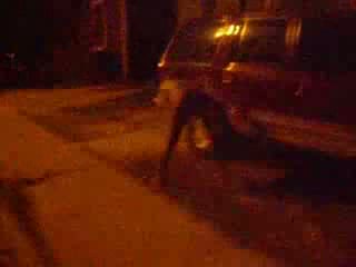 Nude walk around the hood