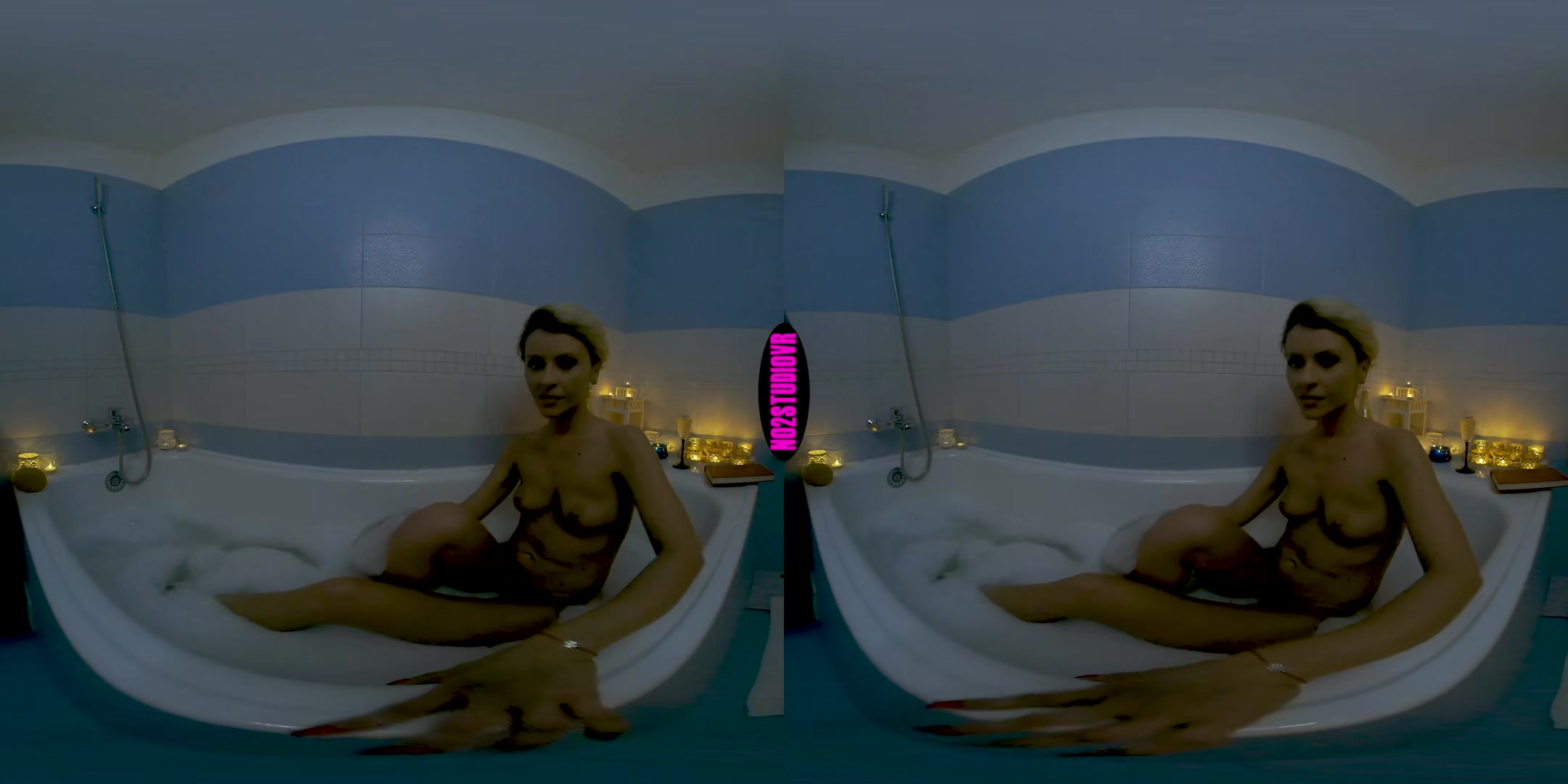 Bubble Bath Dildo Fun - No2StudioVR