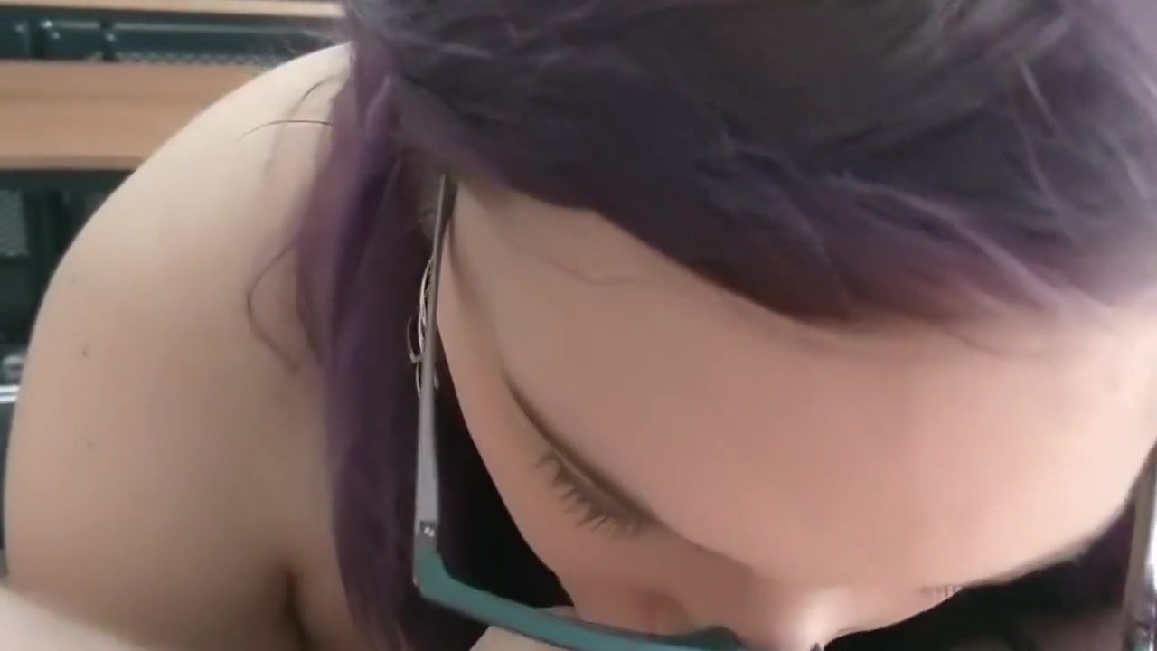 Trans slut sucks a thick cock and gets her tits played with