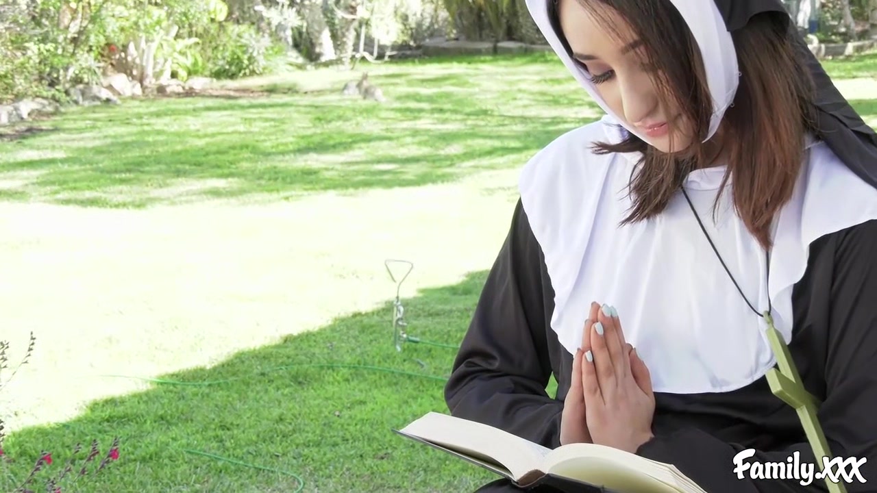 Slutty teen 18+ Lesbian Fingering and Toying With Her Nun Stepsis Before 69ing