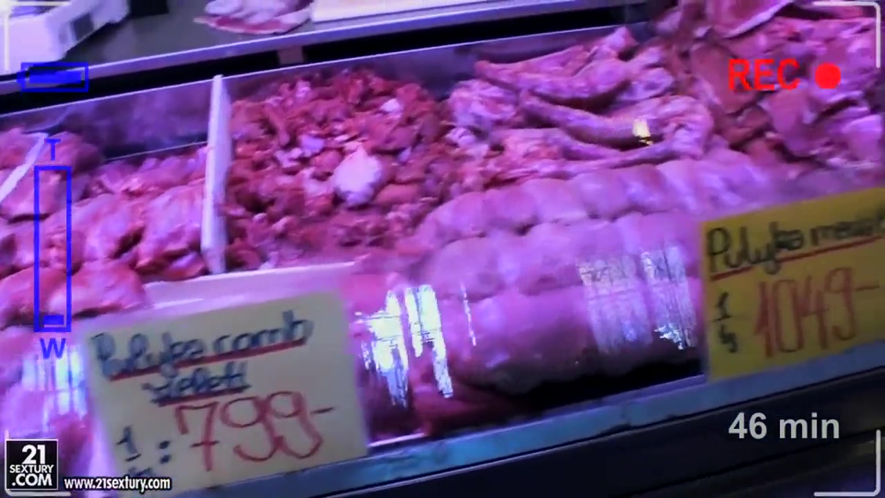Hot gal Kathia Nobili feels so kinky in the market