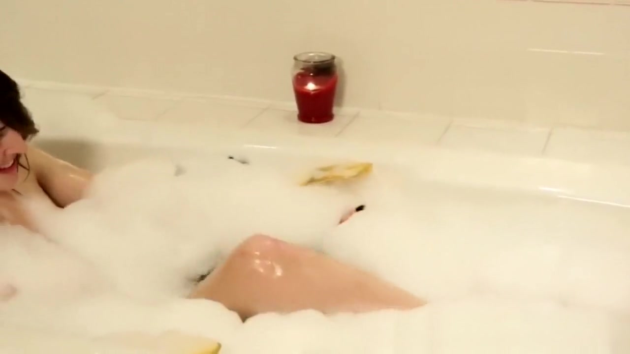Solo Trans Woman Teases While Bathing
