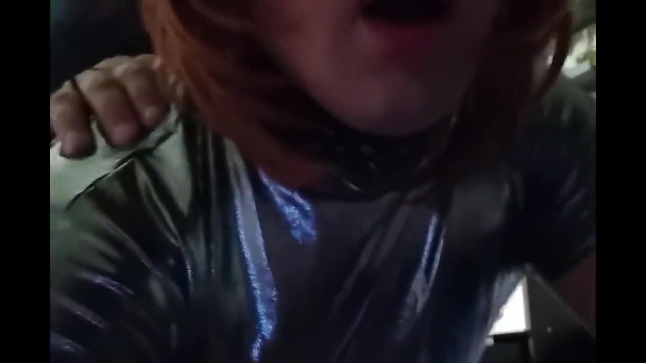 Liza CD make blowjob, anal and pla plug