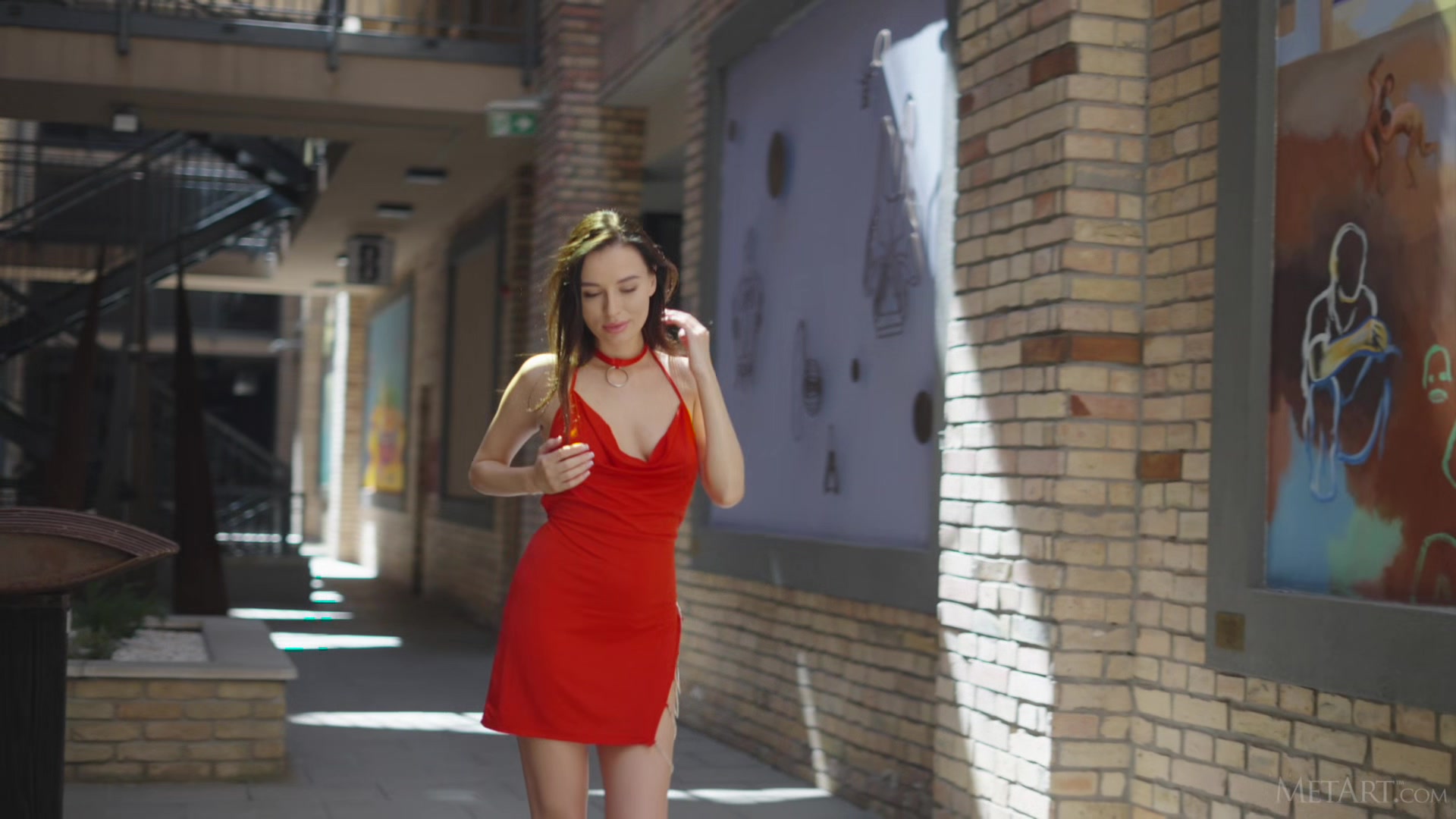 Milena in Red 2 - Milena Ray