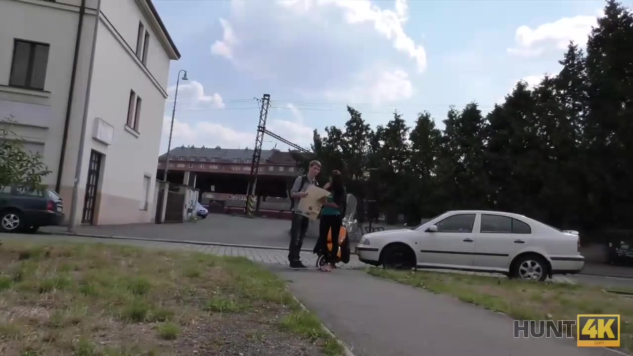 HUNT4K. Beauty picked up on streets and fucked hard in front of BF
