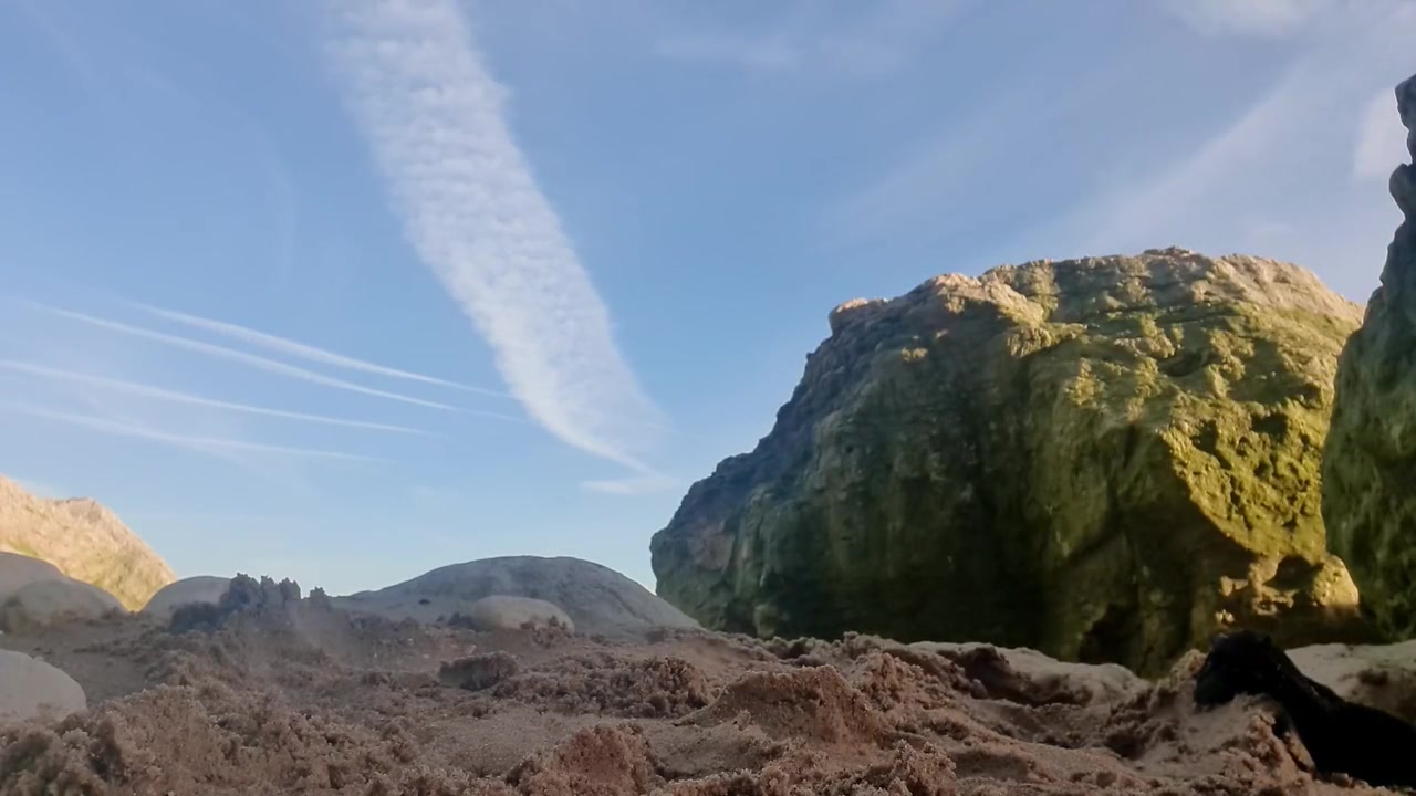 He Gets My Hair In Front Of The Cold Sea And Fucks His Anus