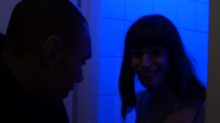 Pickup porn with model looking girl