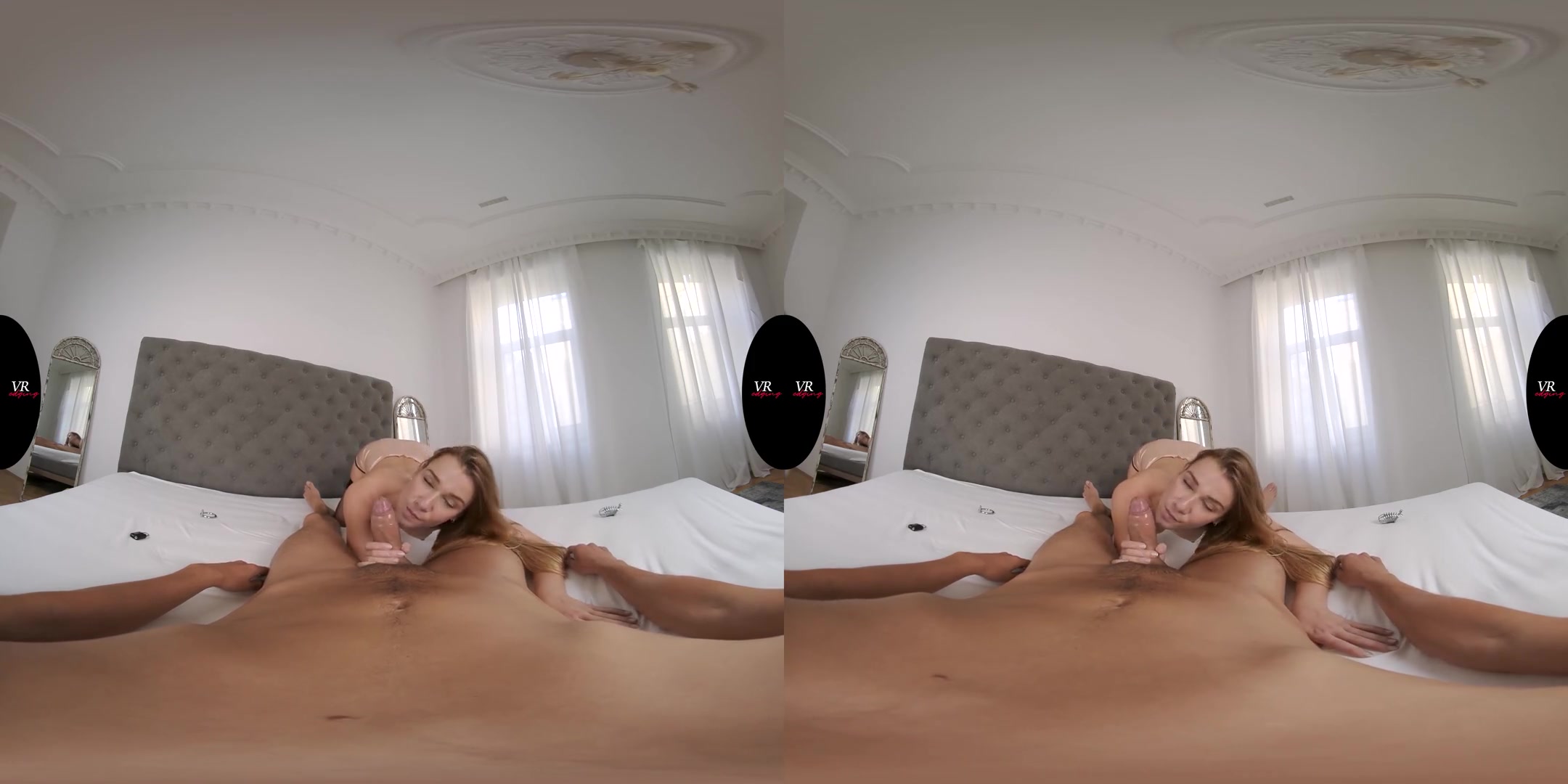Edged Cum Explosion - Hot Amateur Blowjob VR - SexLikeReal