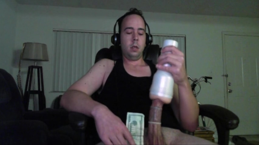 Cum Twice - Filling A Condom With From My Large Dick