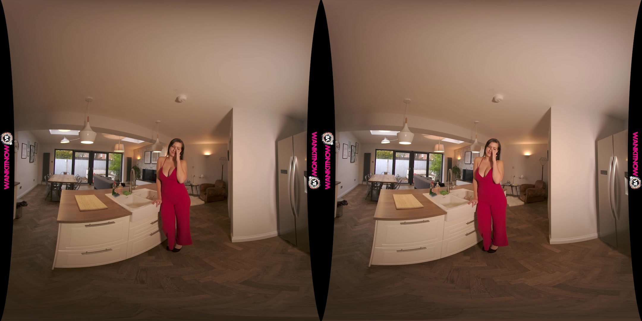 Red Dress featuring Tindra Frost - WankitNowVR