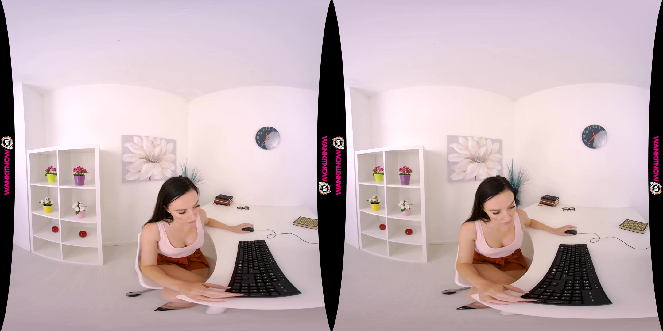 Wank For Work - Petite Brunette Fingering - Sexlikereal