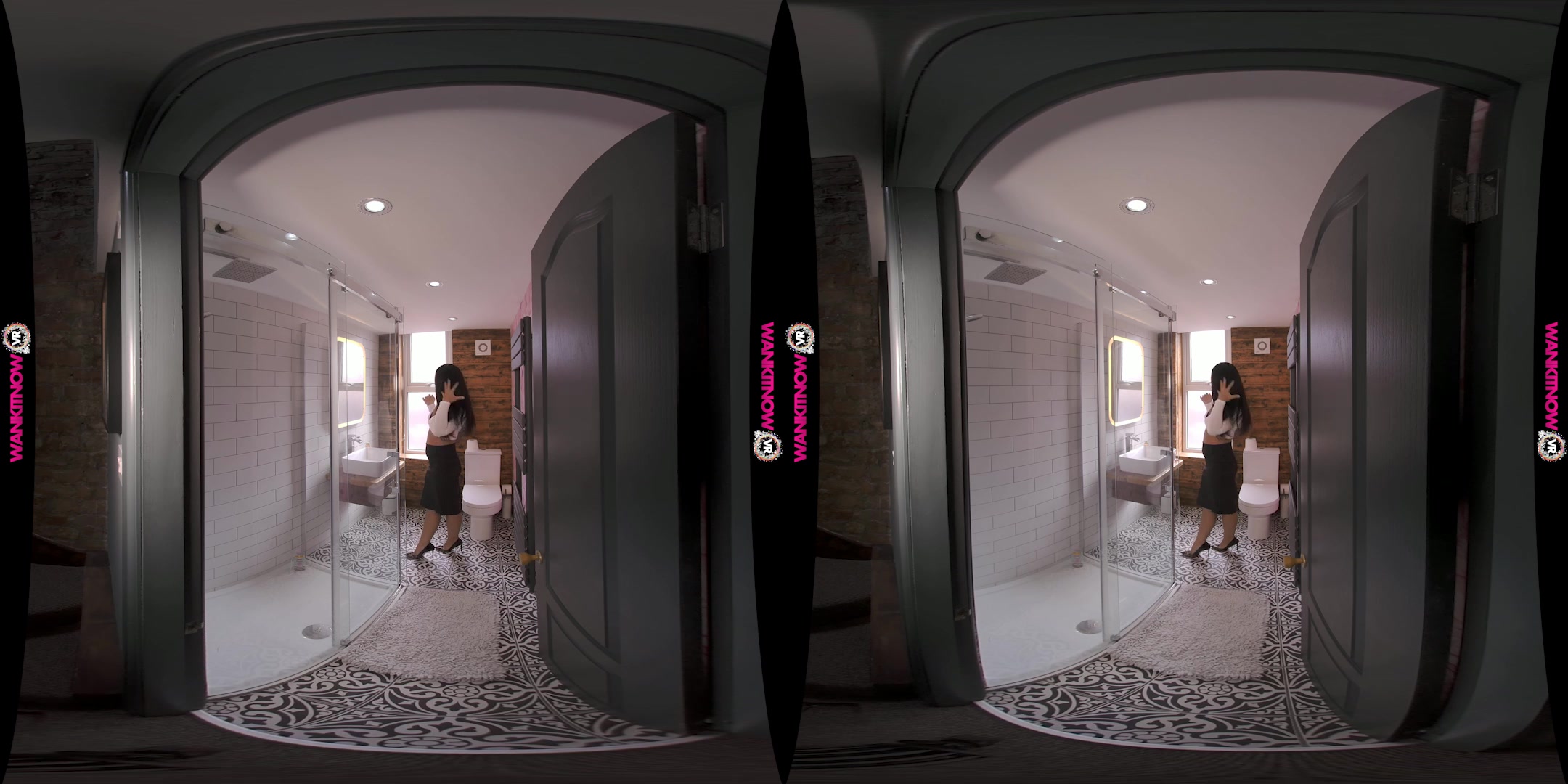 Shower featuring Hannah Shaw - WankitNowVR