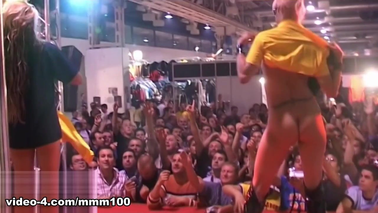 Marlon, fucking live on stage with two hot girls - MMM100