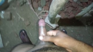 Teen Indian Boy Masterbating in lonely Place