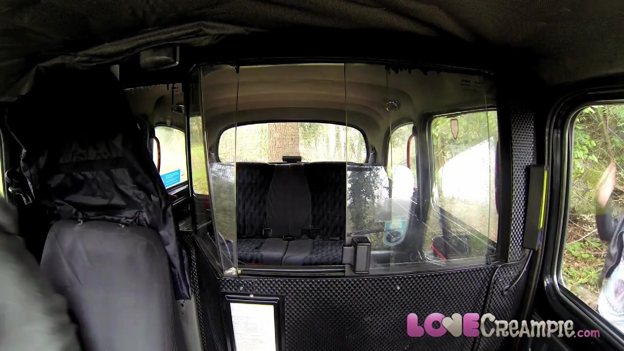 Love Creampie British slut gives fake taxi driver deep