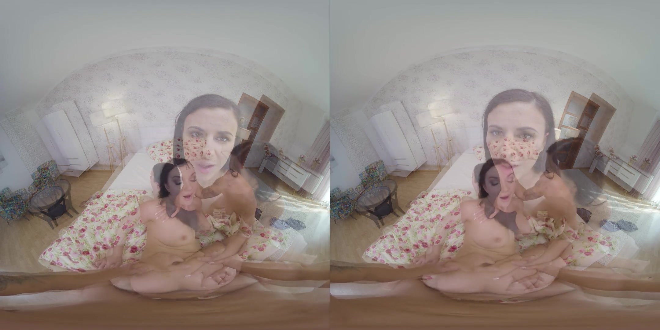Teach Me Anal 4: Two Titted Girlfriends; Busty MFF Threesome POV Immersive HD VR