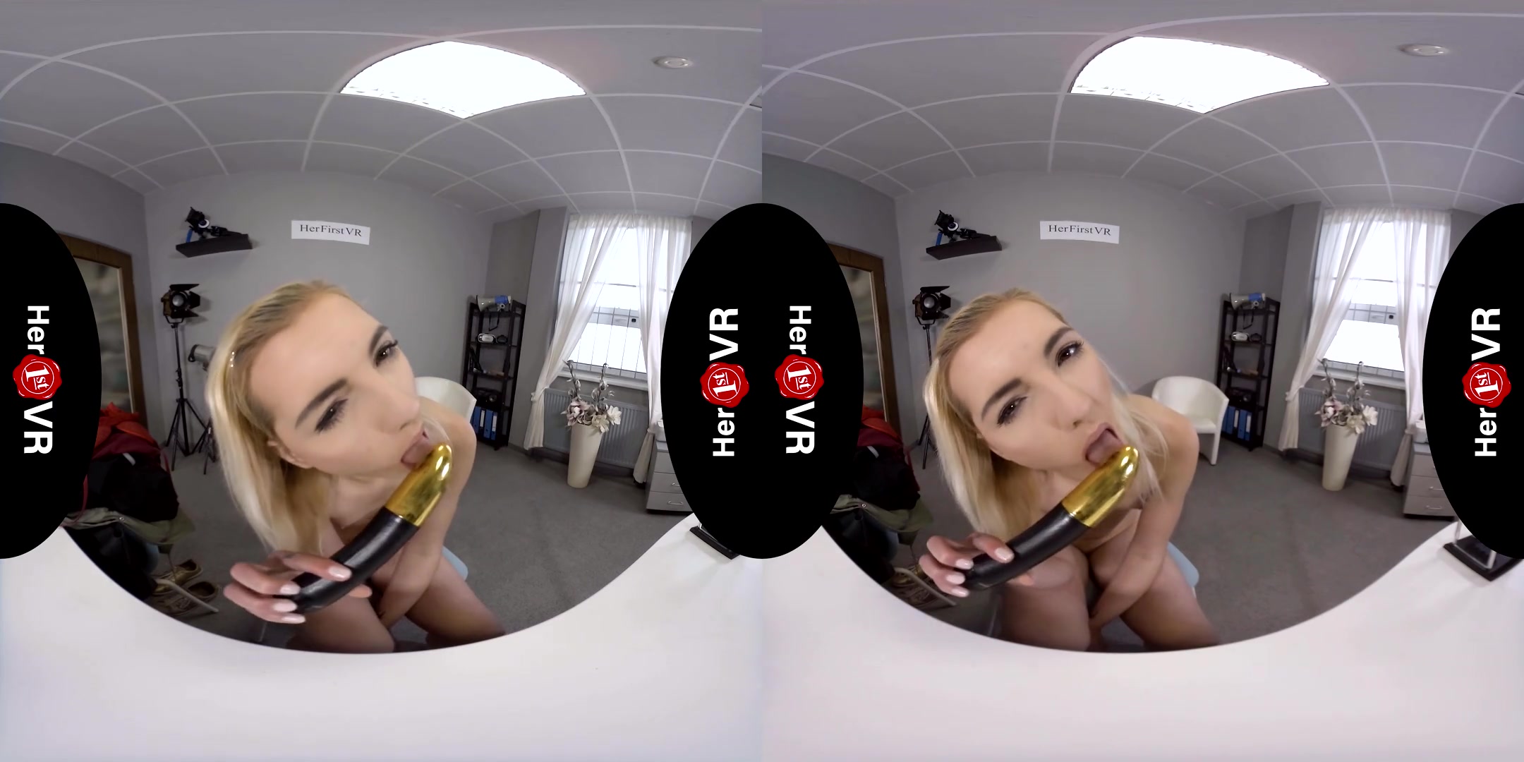 Tyna Gold - First VR Casting - SexLikeReal