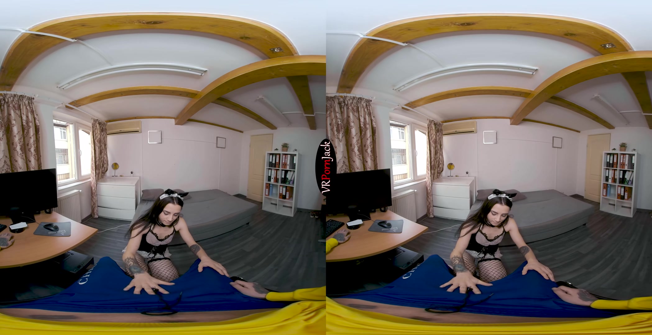 teen 18+ Maid gets Horny - VRpornjack