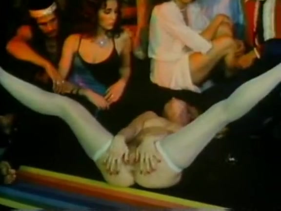 Vanessa del Rio, John Leslie, Gloria Leonard in classic porn clip