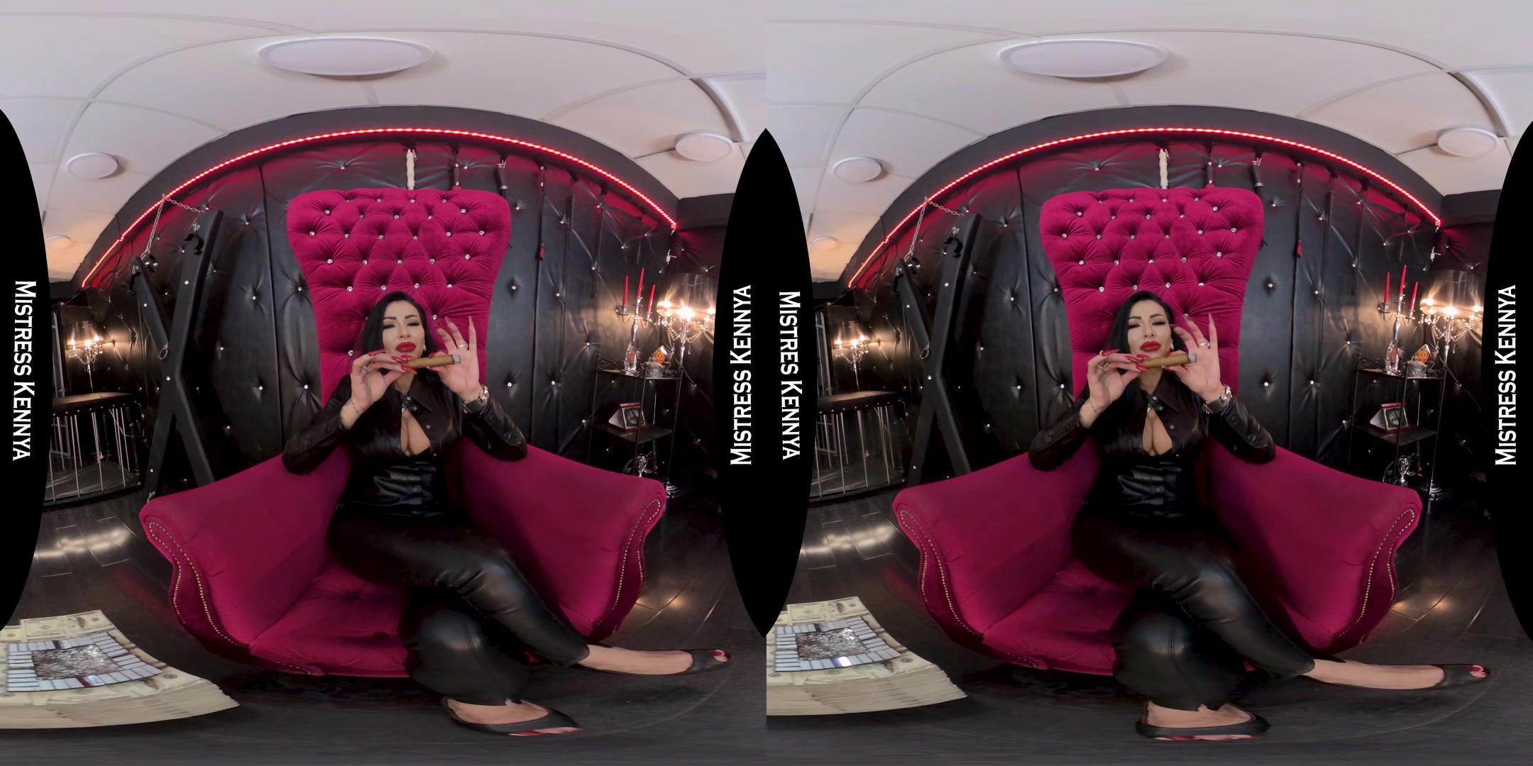 Mistress Kennya - SPH Verbal Humiliation Power Exchange Cigar Smoking Cuckolding - VRVids