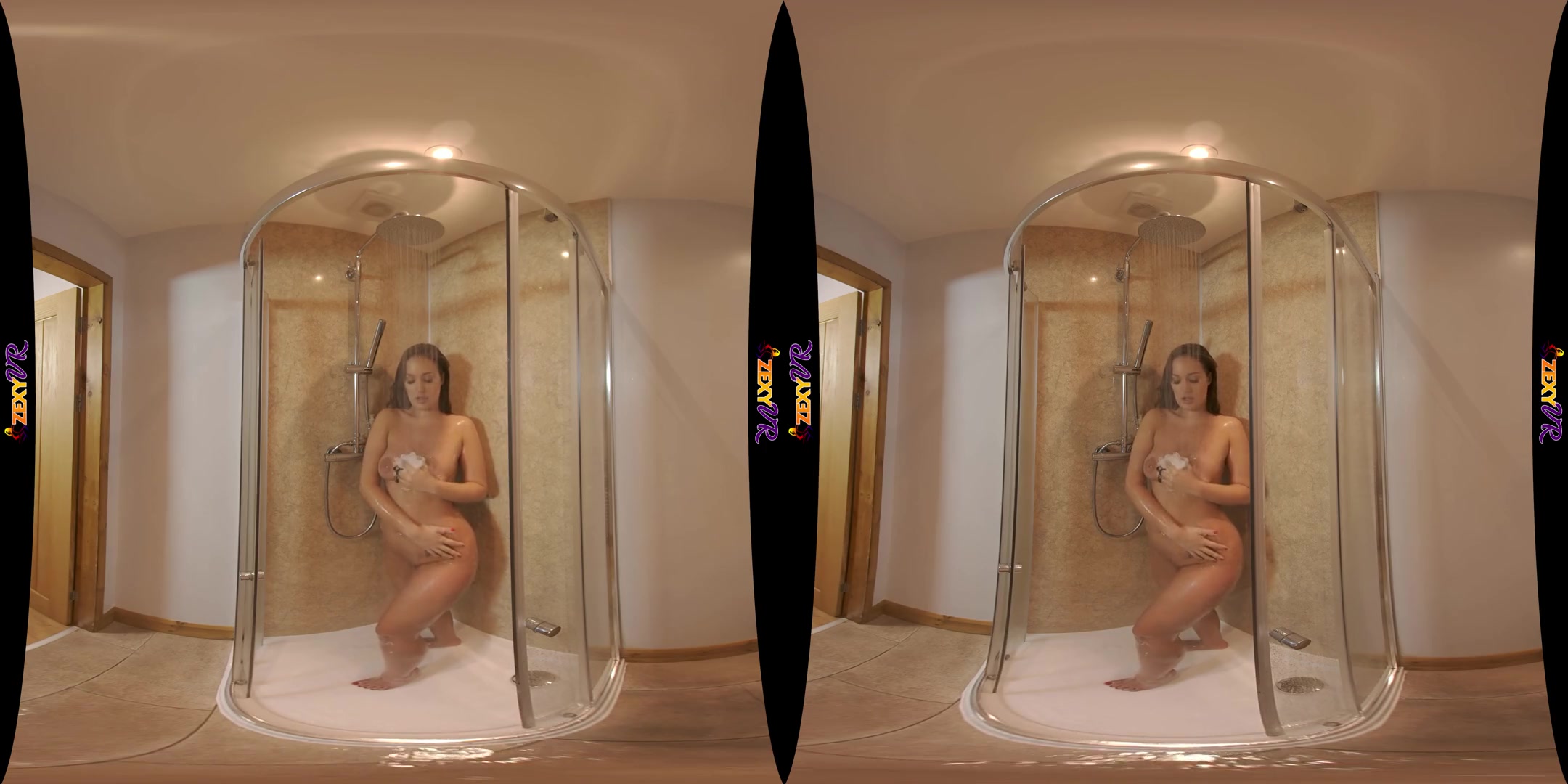 Wet & Wonderful - Big Tits Babe in the Shower Solo