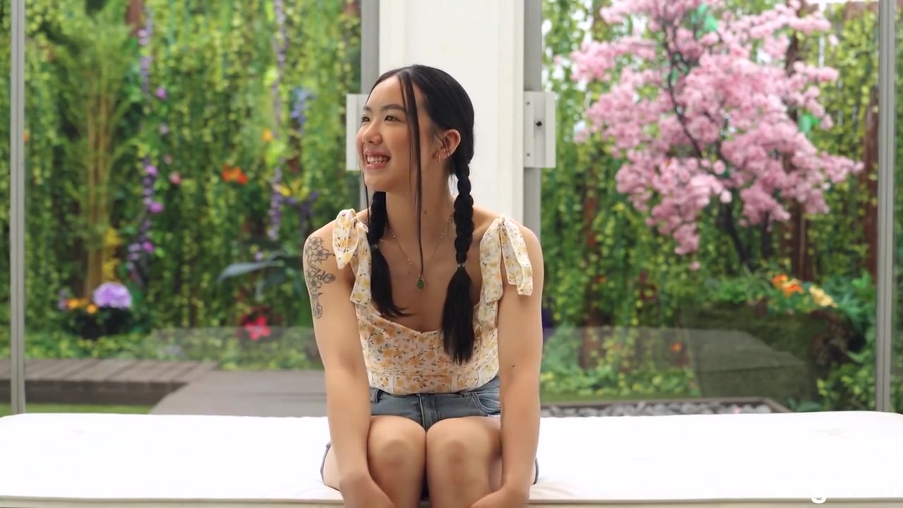 Petite Asian Girl With Pigtails Trying To Make It By Any Means Necessary