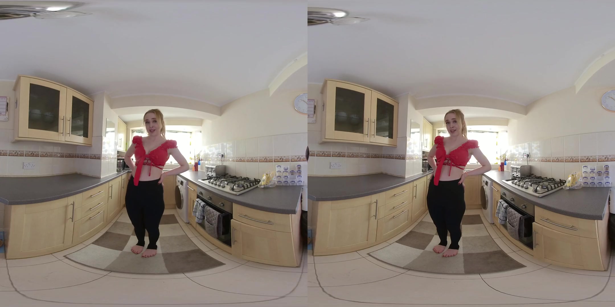Can't Pay The Rent - Amateur Blonde Blowjob and Stripping