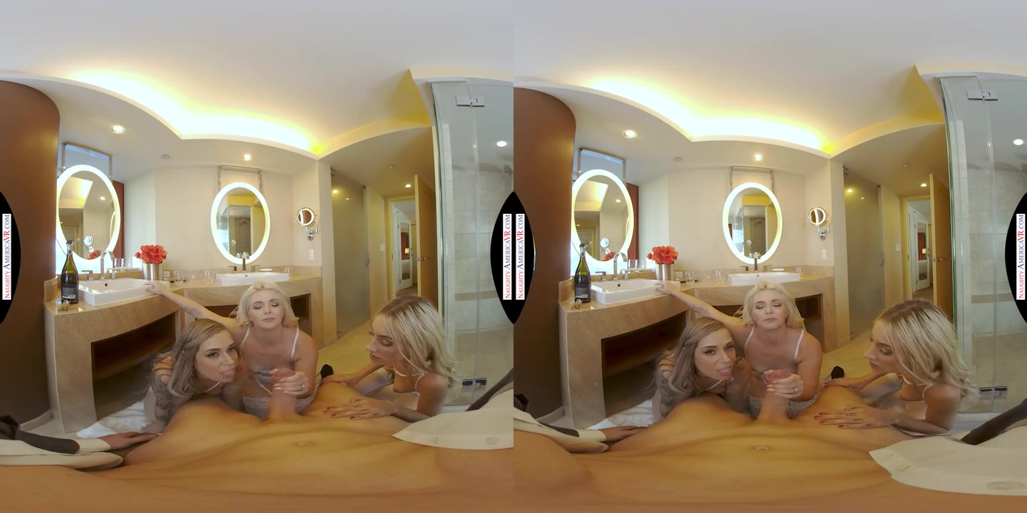 Blonde Hottie, Kay Carter, Is Getting Married And Wants To Share Her Man With Bridesmaids, Jazmin Luv & Rory Knox, Before The Ceremony