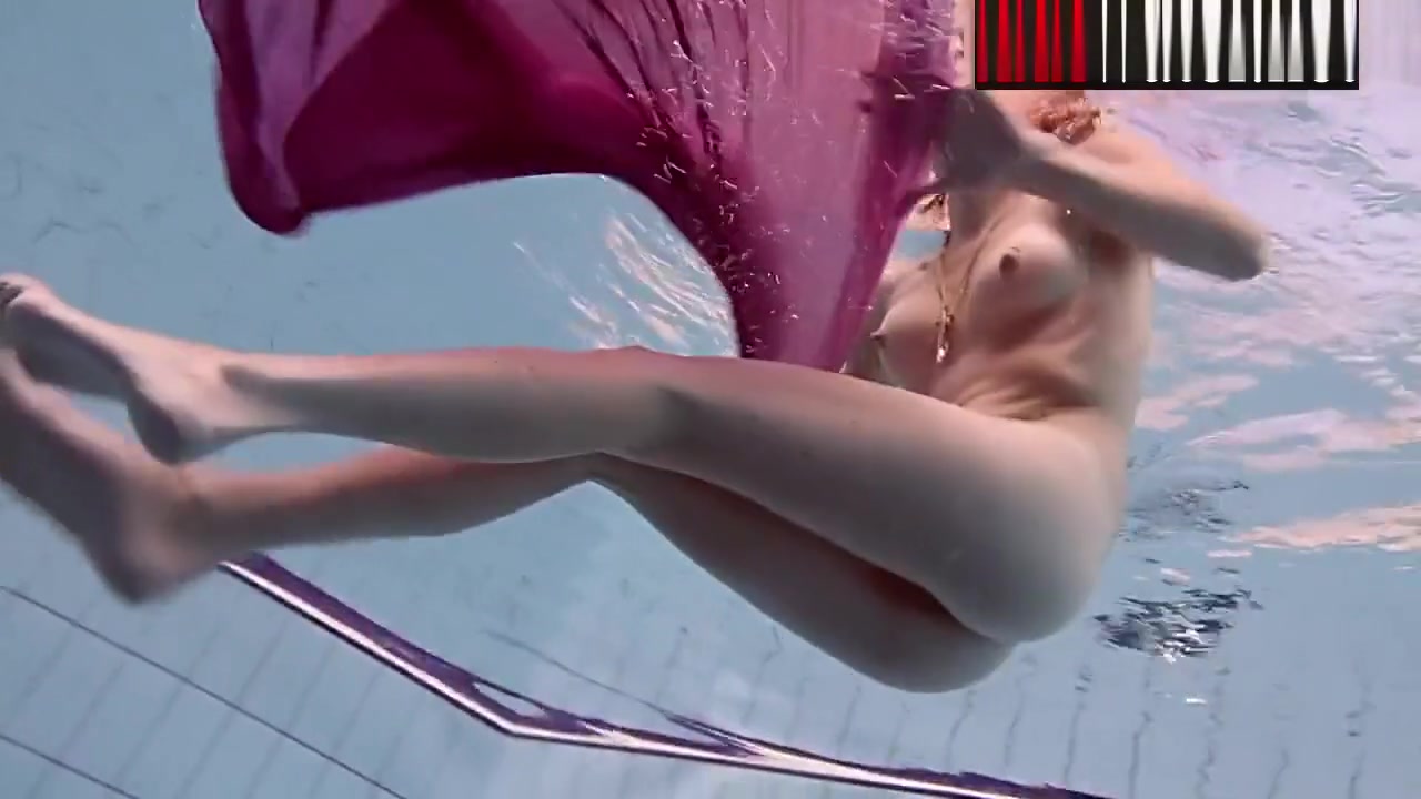 Smoking Hot Russian Redhead In The Pool