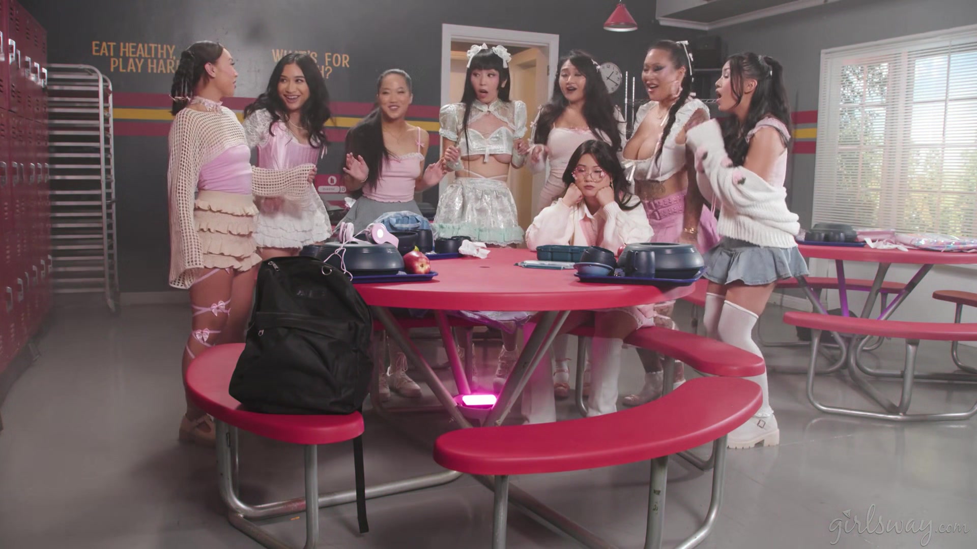 Finally ... An All-Girl Aapi Orgy Extravaganza