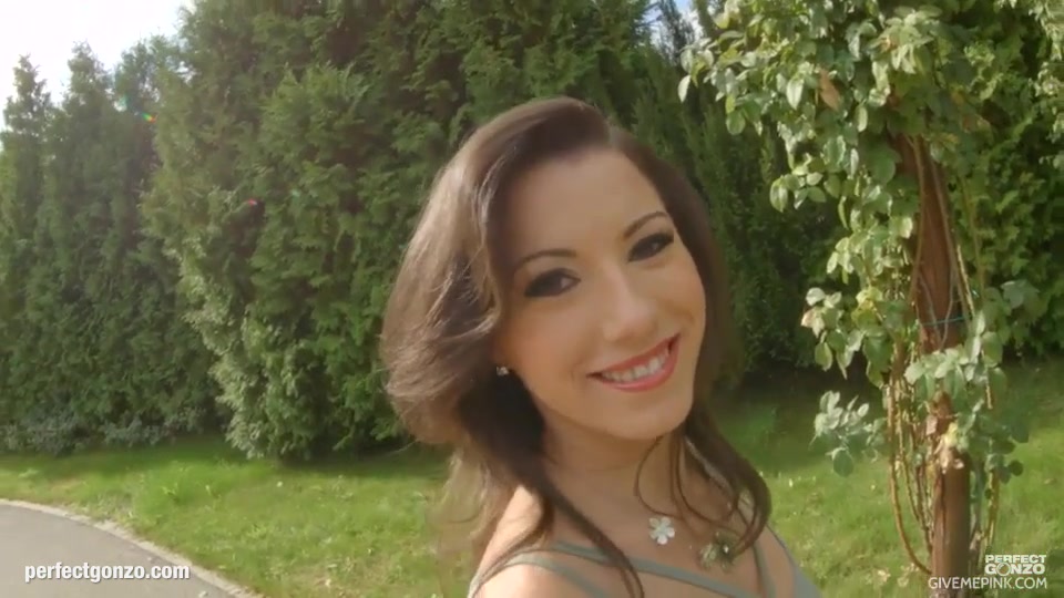 Super hot solo girl Kitty Saint masturbating on Give Me Pink gonzo style