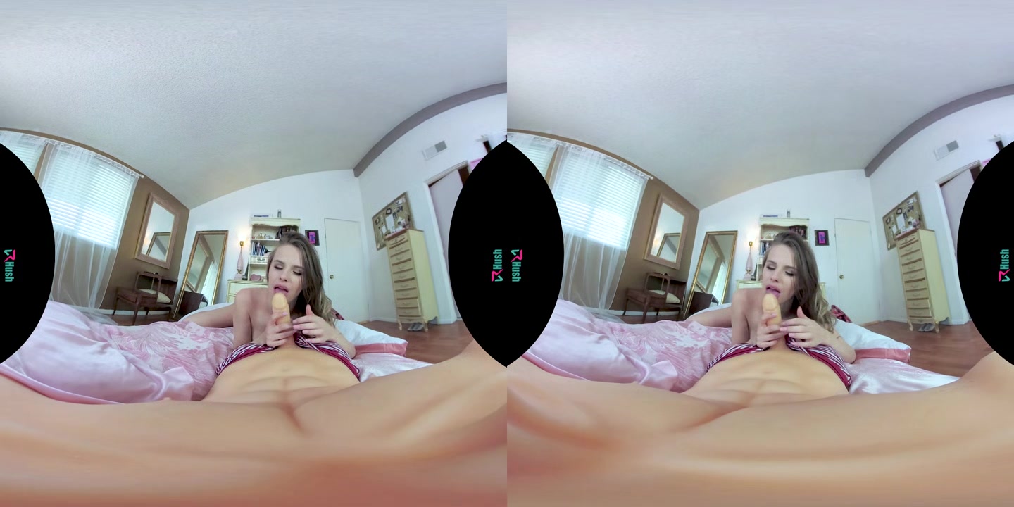 VRHUSH Jillian Janson and Pamela Morrison have fun with a male sex doll