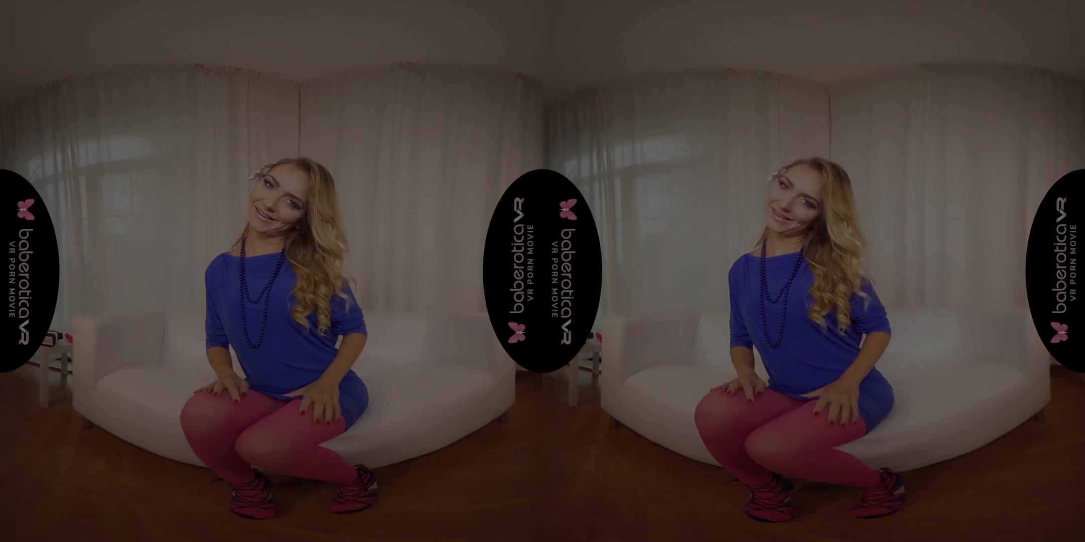 Victoria Puppy Is Wearing Her Favorite Pink Lingerie For Us While She Masturbates - BaberoticaVR