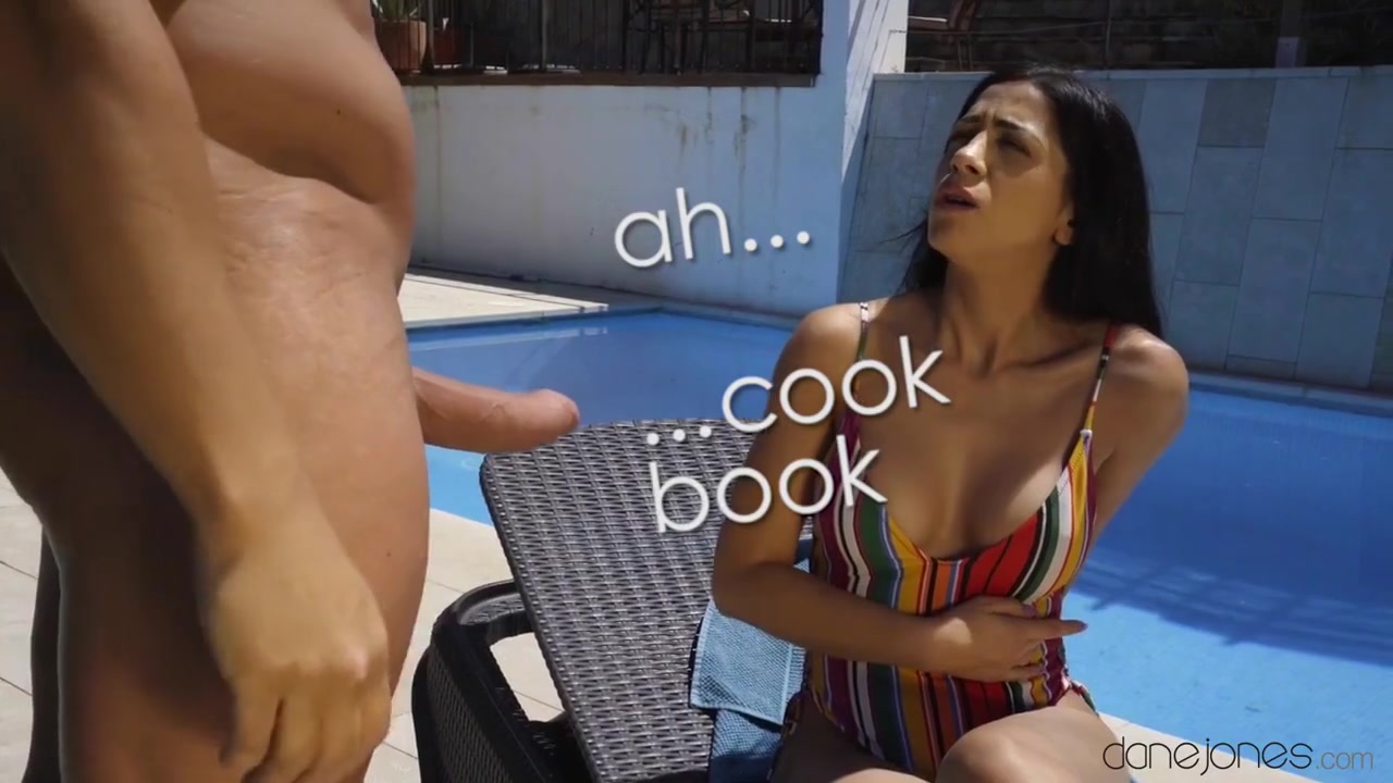 Goes Fishing For A Big Cock & Catches One By The Pool With Julia De Lucia