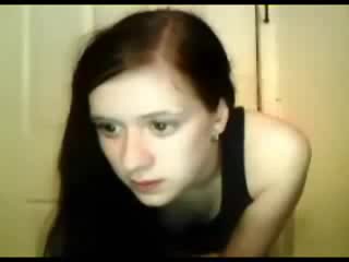 Petite young girl's pussy being dominated by a black cock