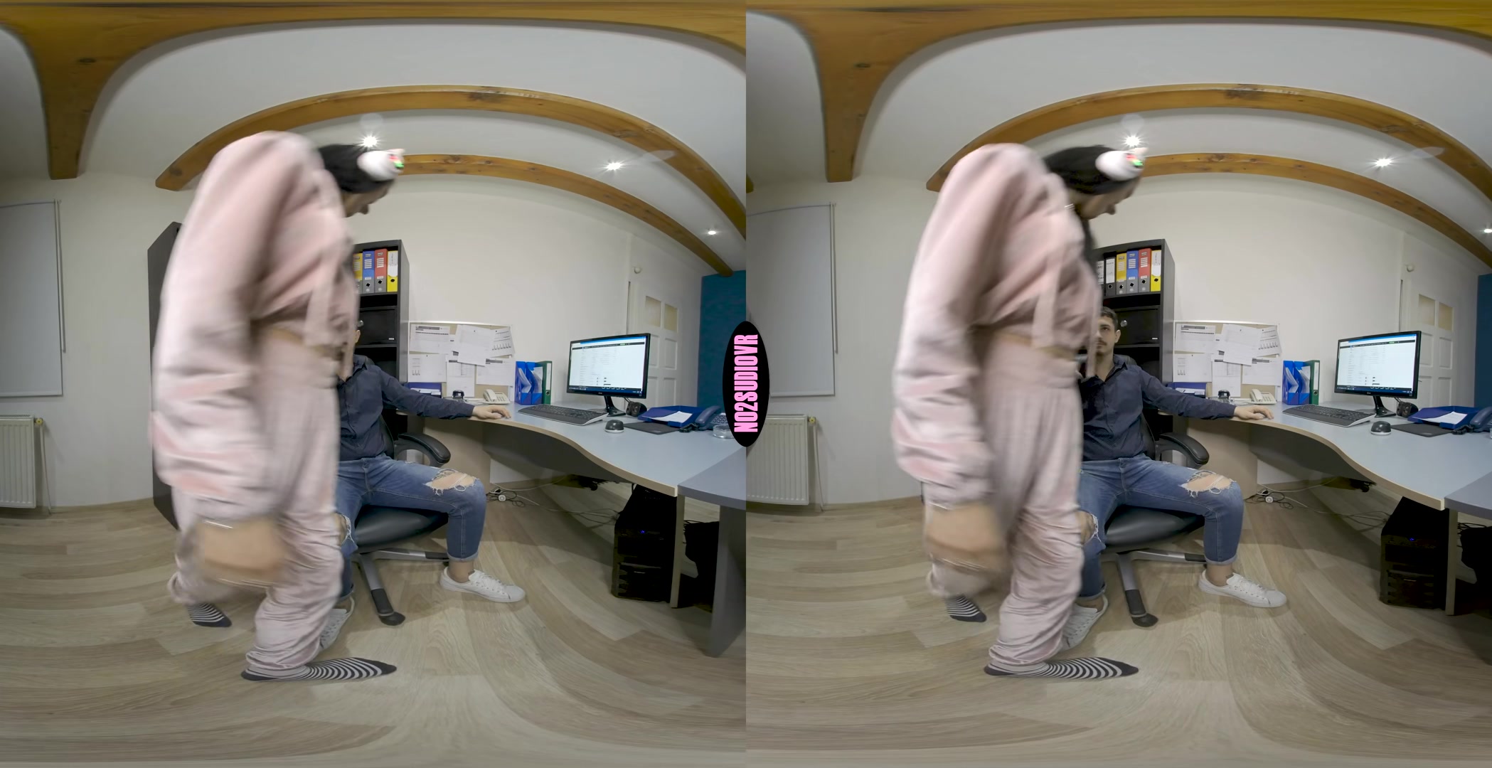 At the Office - Hot Massage - No2StudioVR